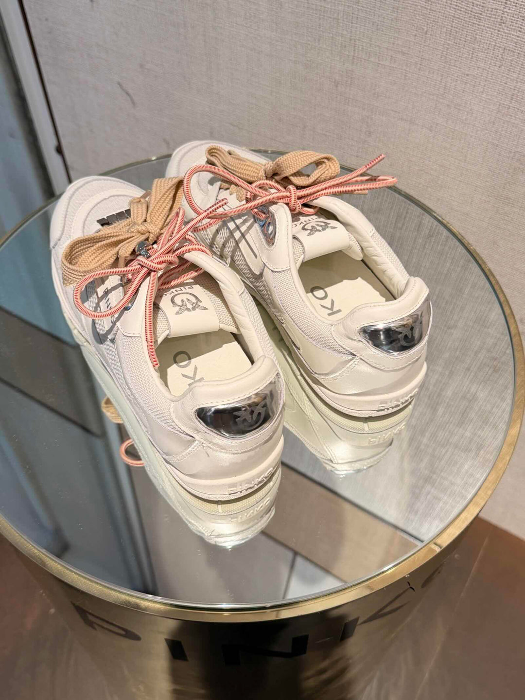 SNEAKERS IN TESSUTO TECNICO ON INSERTI IN SUEDE E CON LACCI INTERCAMBIABILI MESH WHITE 