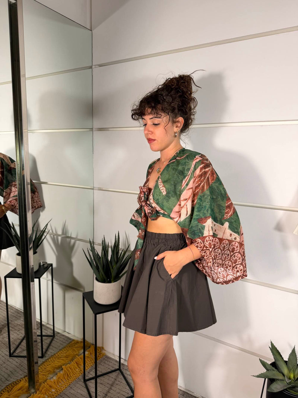 short farfalla moro in cotone leggerissimo 