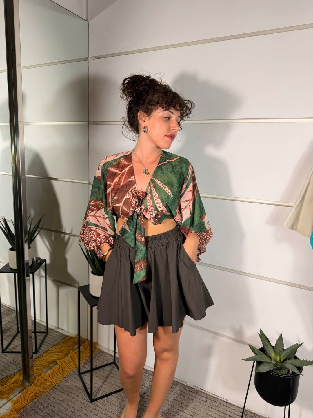 short farfalla moro in cotone leggerissimo 