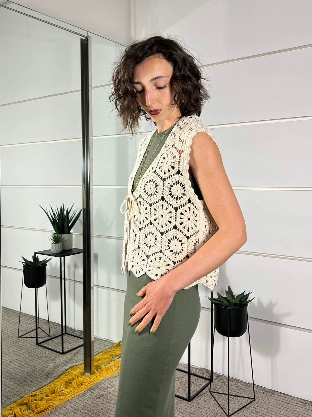 gilet crochetlatte 2638017LATTE SUSY MIX