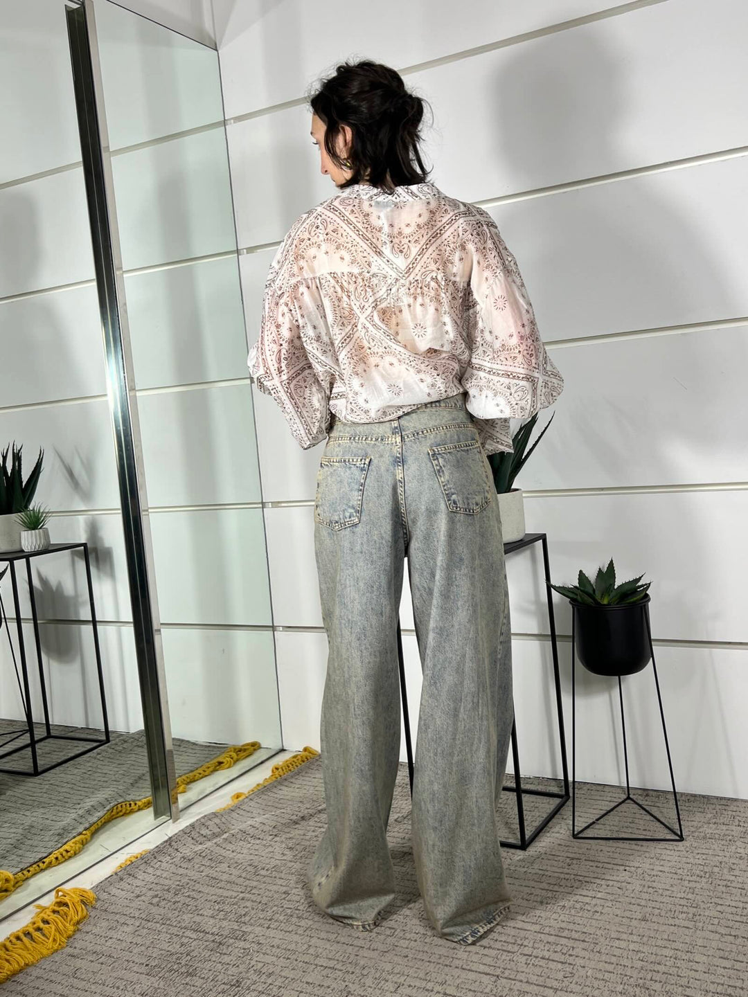 jeans wide leg lavaggio al the JMIKYLV051JEANS SUSY MIX