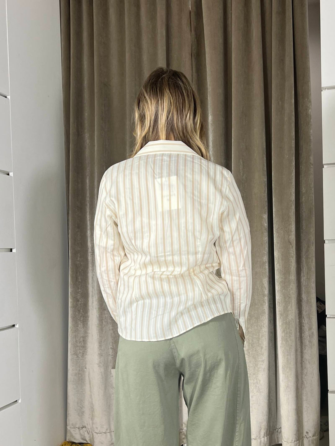 camicia a righe burro Y944B1BURRO SUSY MIX