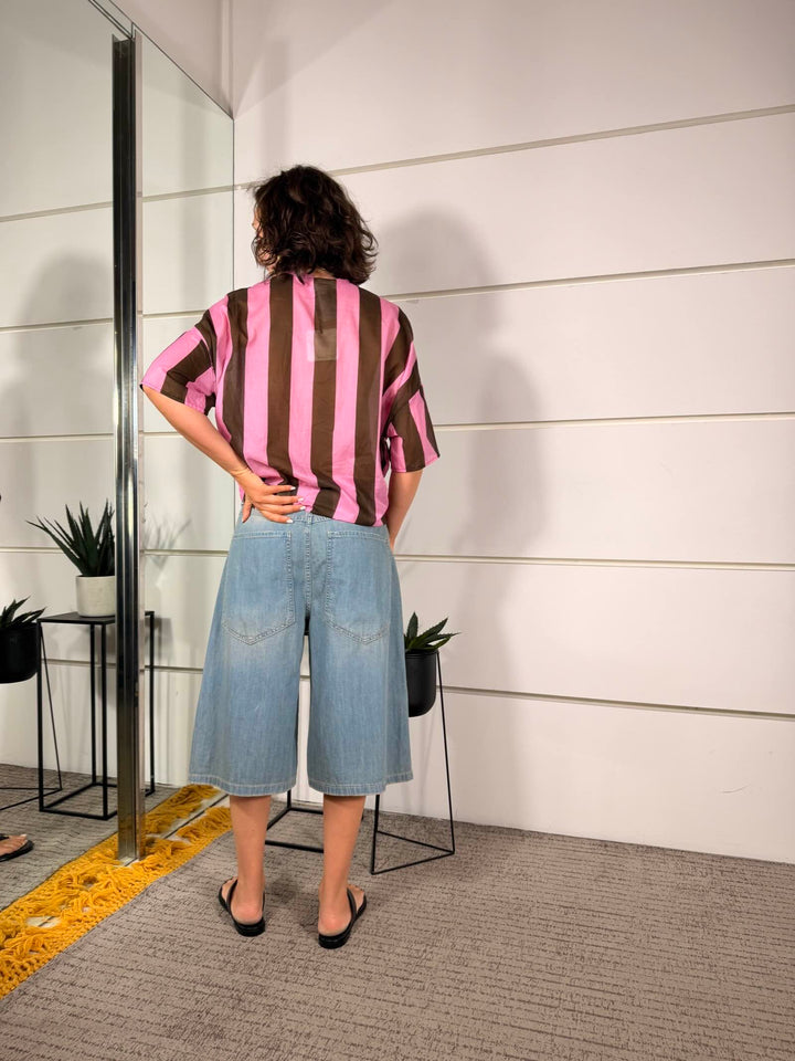 bermuda in denim modello giusi 