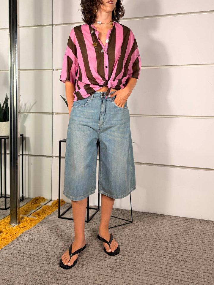 bermuda in denim modello giusi 