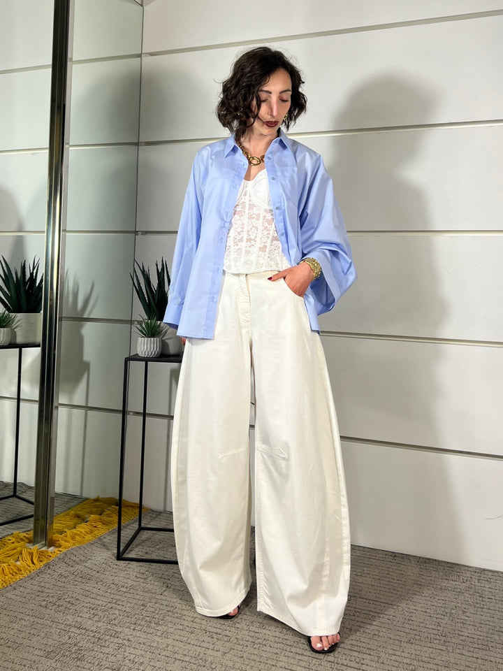 jeans louvre bianco 