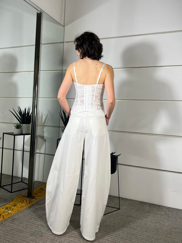 jeans louvre bianco 
