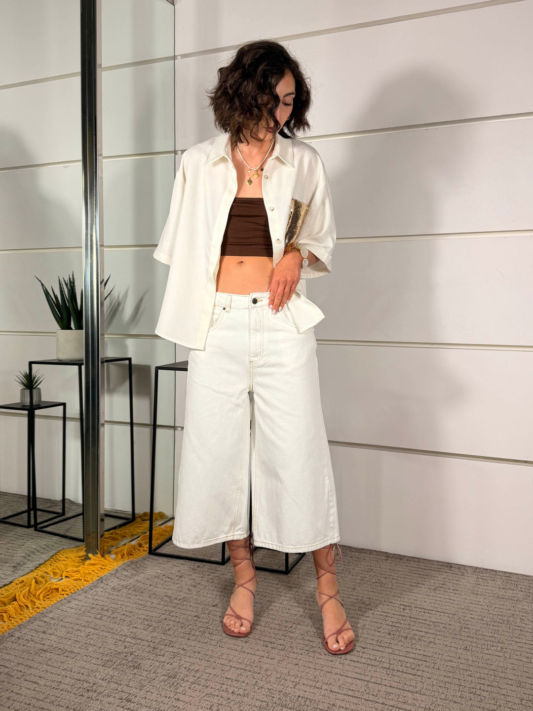 bermuda jorts bianco OSAKABIANCO TWO WAY