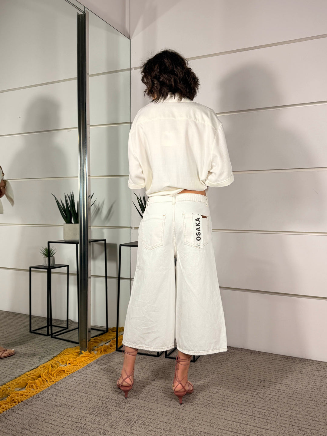 bermuda jorts bianco OSAKABIANCO TWO WAY