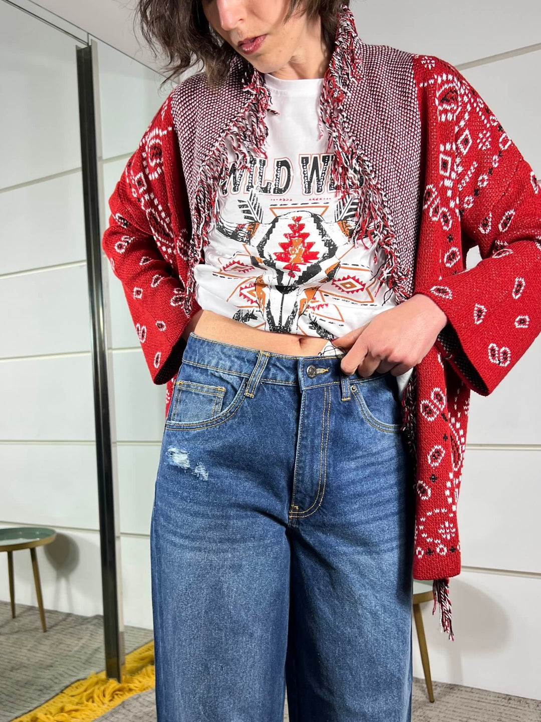jeans barrel fit seul medium blu SEOULMEDIUM BLUE TWO WAY