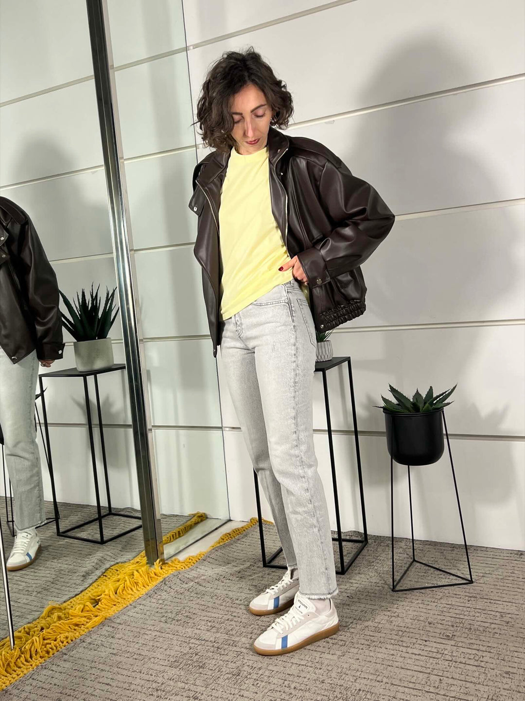 jeans grigio chiaro modello bella DAB5020DENIM GRIGIO VICOLO