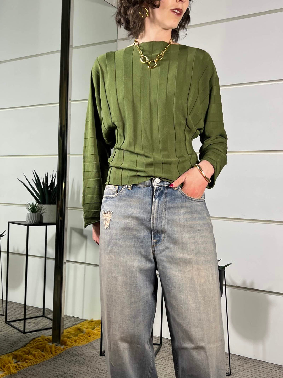 jeans modello laila vaggio al tè DAB5081DENIM BLU VICOLO