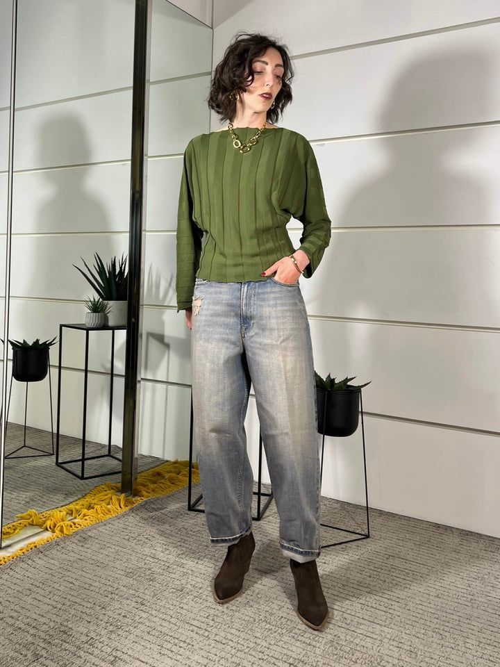 jeans modello laila vaggio al tè DAB5081DENIM BLU VICOLO