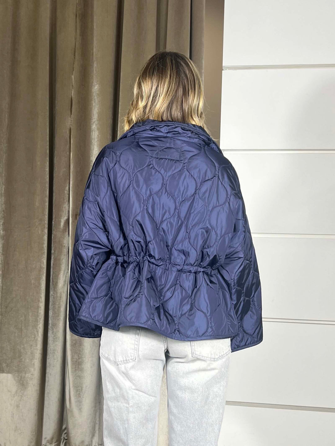 trapuntino con colletto a camicia blu TAB0009BLU VICOLO