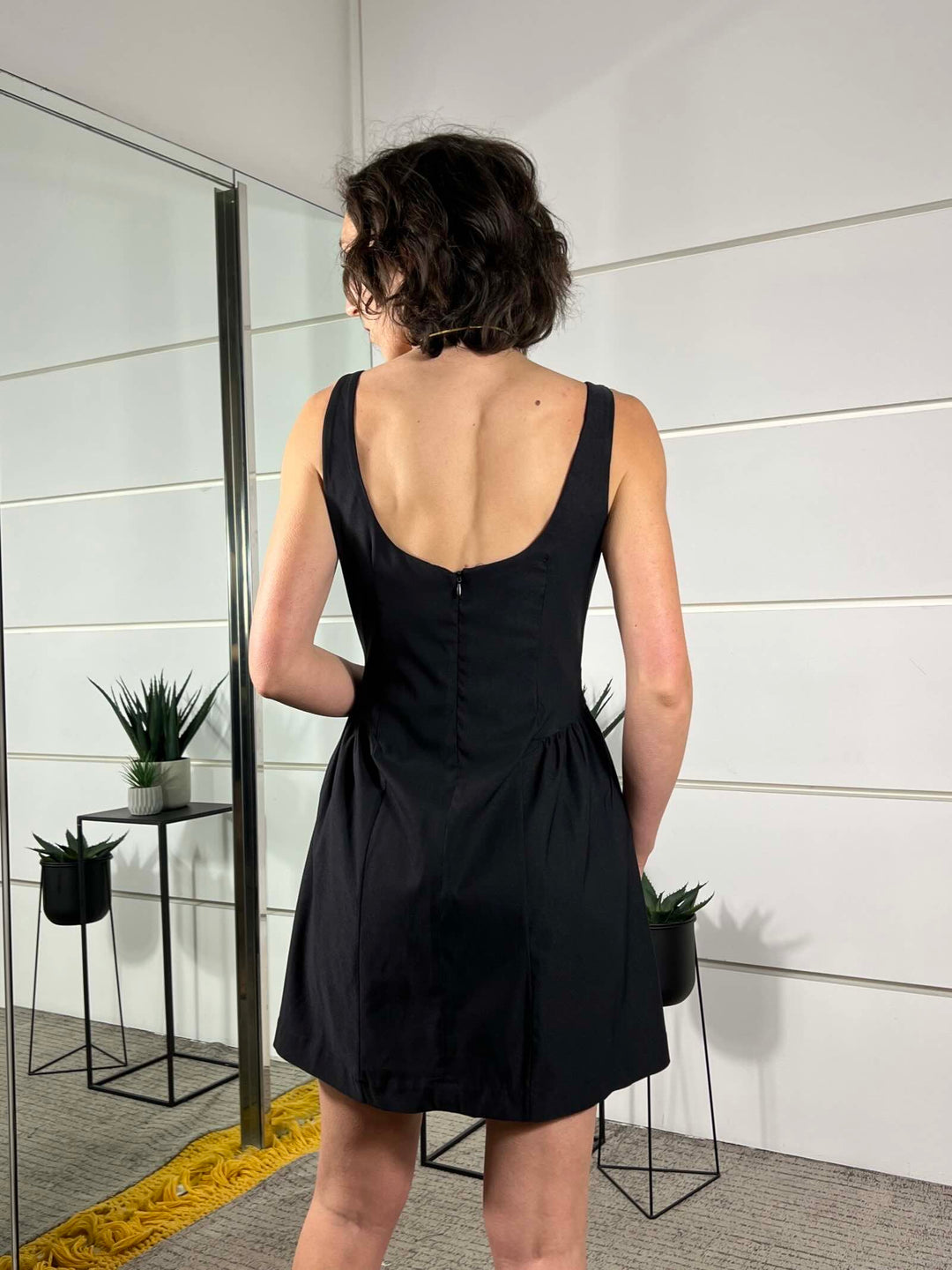 abito corto nero TAB2053NERO 99 VICOLO
