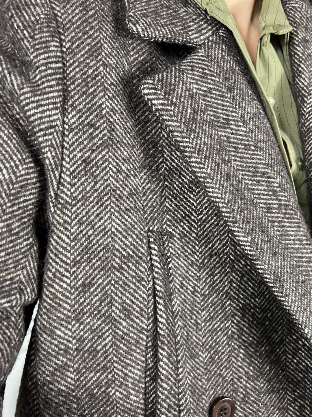 cappotto over lungo spinato moro K9990008U2866 IMPERIAL