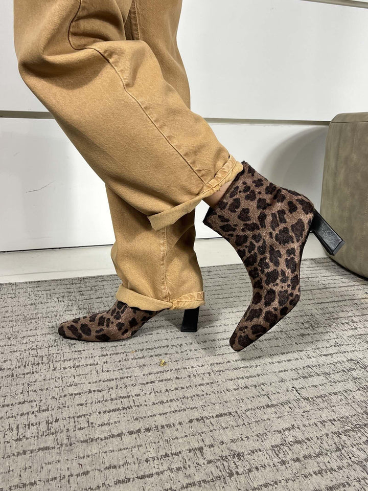 stivaletto in eco cavallino maculato marrone e nocciola NIGI6408 CARLA G. SCARPE