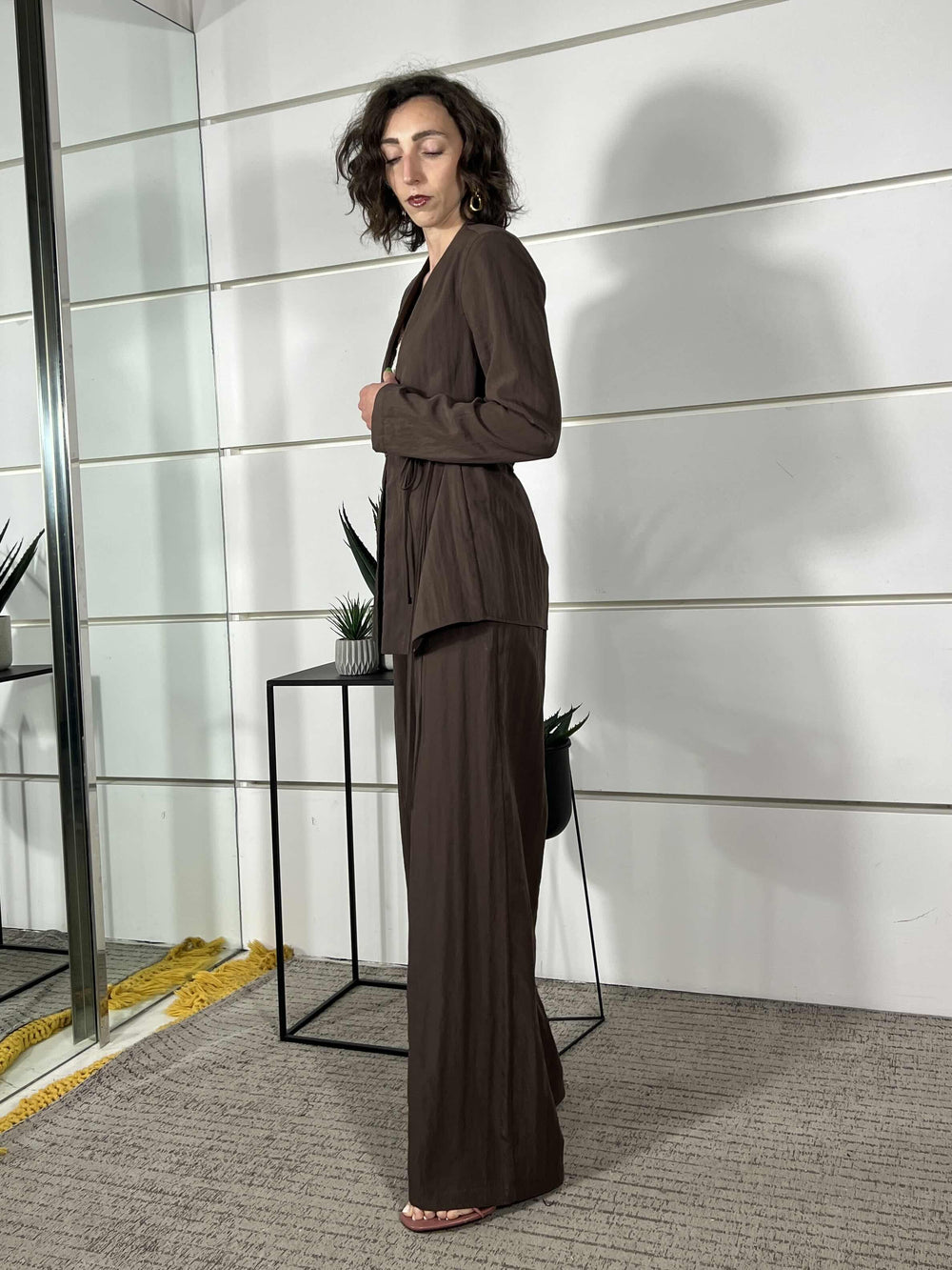 completo giacca kimono con cinta e pantalone a palazzo moro 30325MORO SUSY MIX