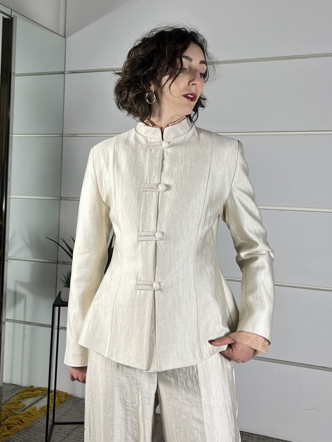 giacca con alamari oro 26B4122ORO TENSIONE IN