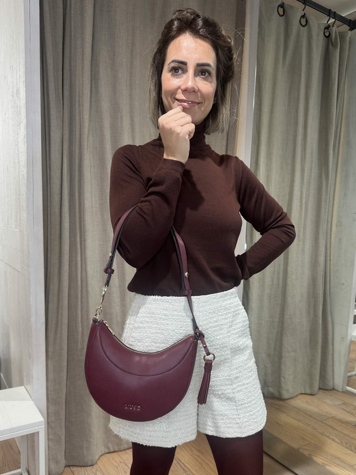 BORSA MEZZA LUNA ROSSA A SPALLA AF5251E005891726 LIU JO ACCESSORIES