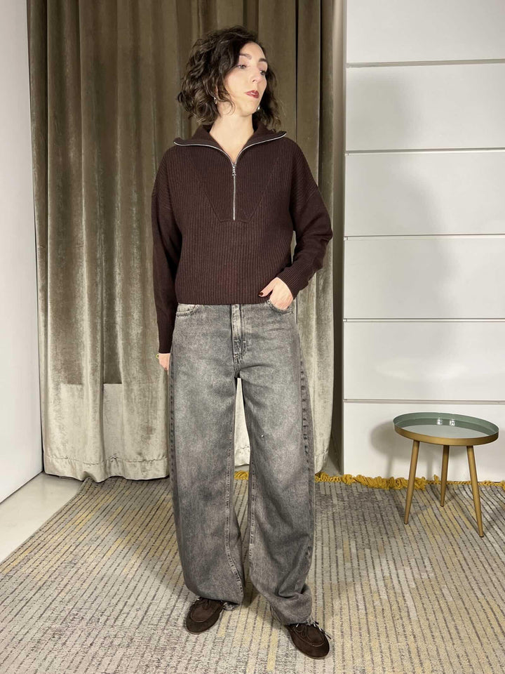 jeans lavaggio al the baggy WITHOUT-NOIRNERO TENSIONE IN