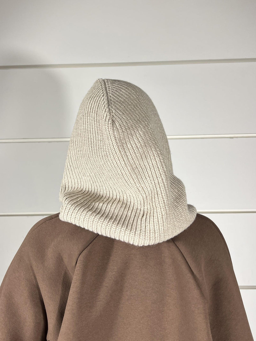 balaclava sabbia in misto lana 55061FSABBIA VICOLO