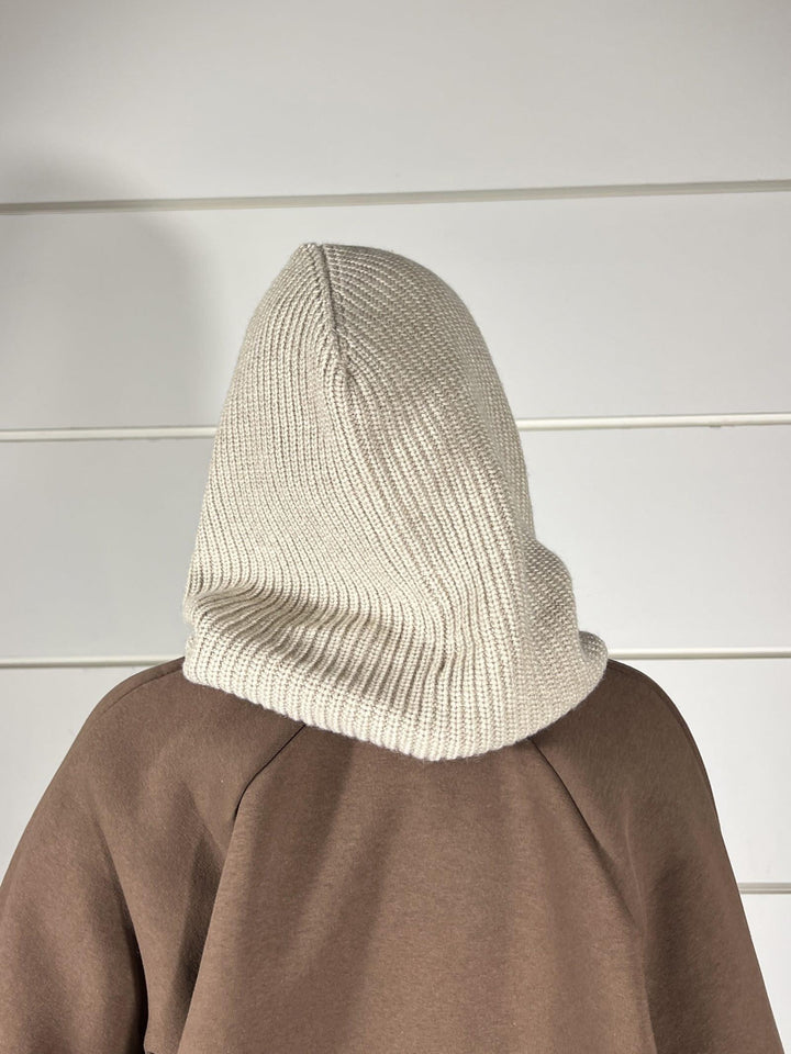 balaclava sabbia in misto lana 55061FSABBIA VICOLO