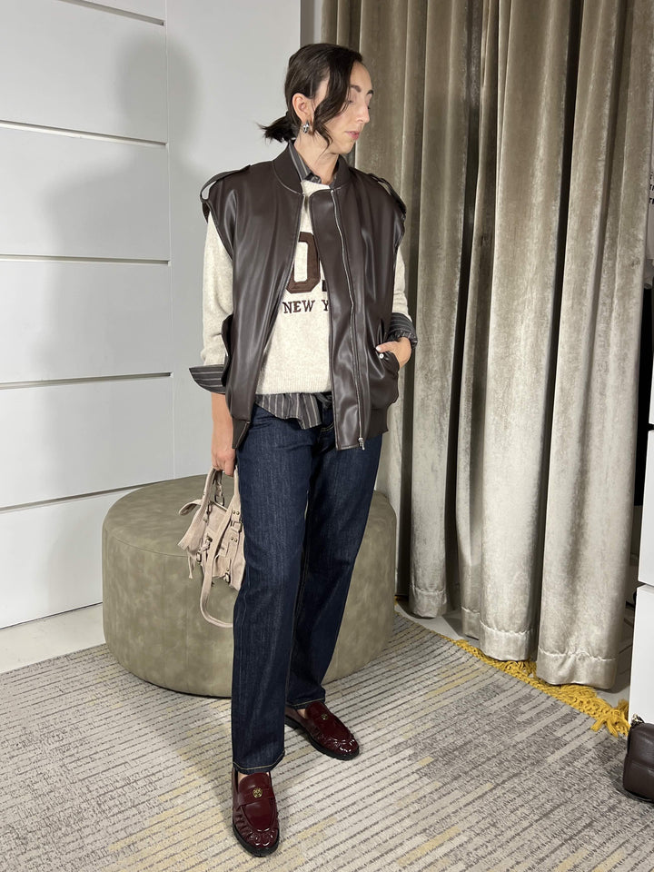 JEANS DENIM SCURO CON IMPUNTURE A CONTRASTO 3517T555K000DENIM TENSIONE IN