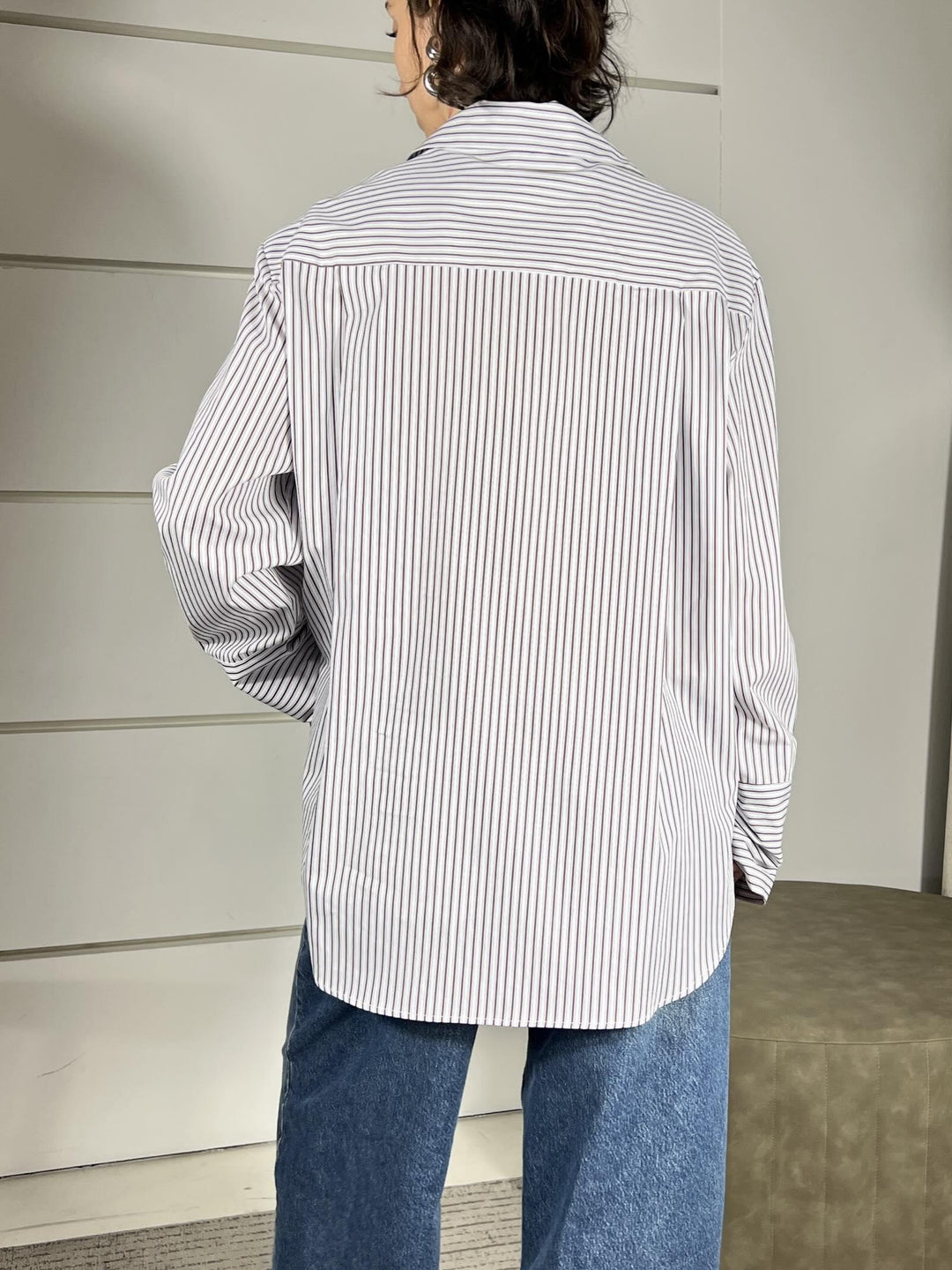 camicia a righe W25C744V UNICA TENSIONE IN