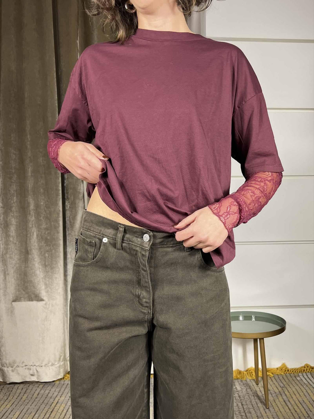 jeans tinto capo modello bella  moro old PLS-P014MORO OLD HAVE ONE