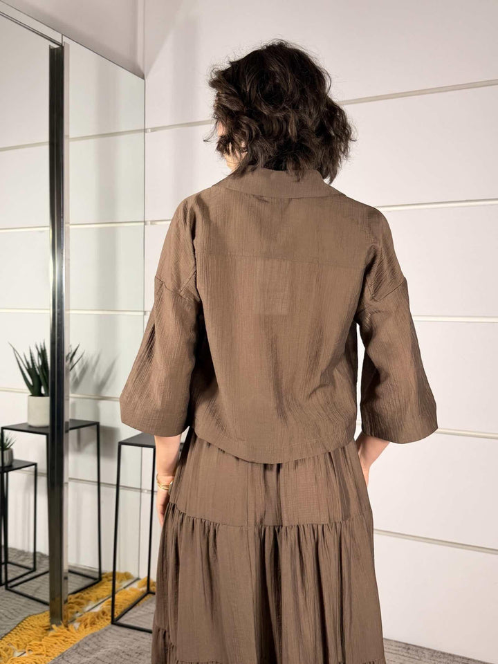 camicia crop  moro 10801MORO SUSY MIX