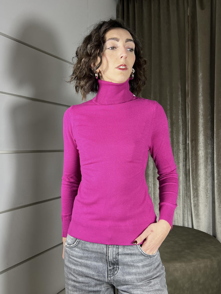 dolcevita ciclista malva in calda viscosa 250907MALVA SUSY MIX