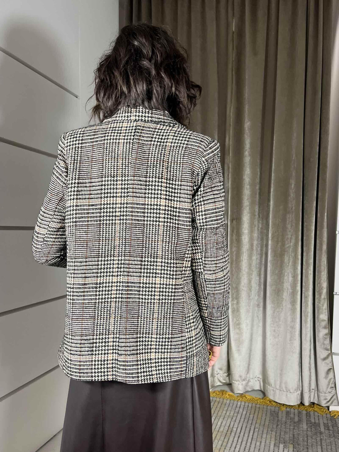 giacca doppiopetto J0458CAMMELLO SUSY MIX