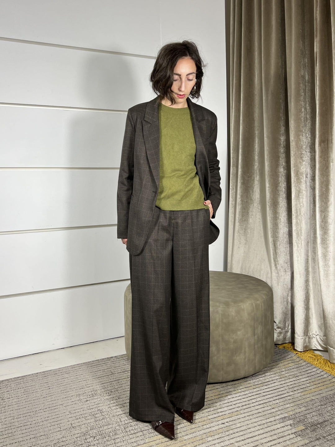 PANTALONE MORO PRINCIPE DI GALLES PFW-P271MORO HAVE ONE