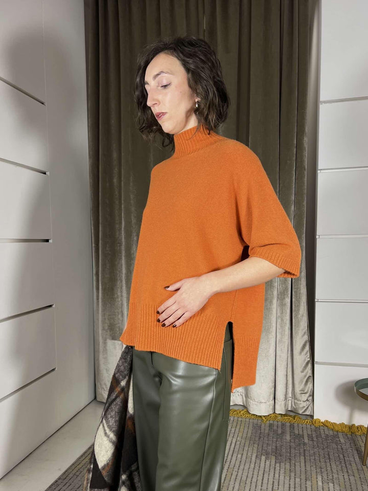 maglia over arancio manica ampia M30258671270 IMPERIAL