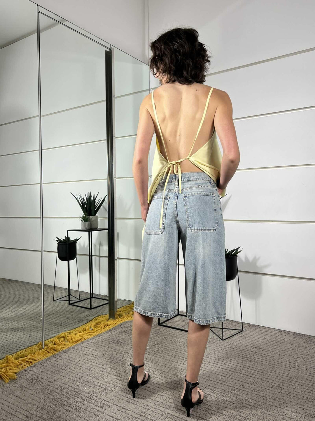 bermuda in denim KJ0445JEANS SUSY MIX