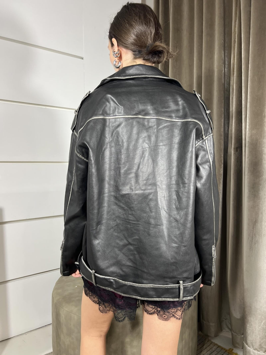 CHIODO OVER NERO EFFETTO VINTAGE 2669YNERO SUSY MIX