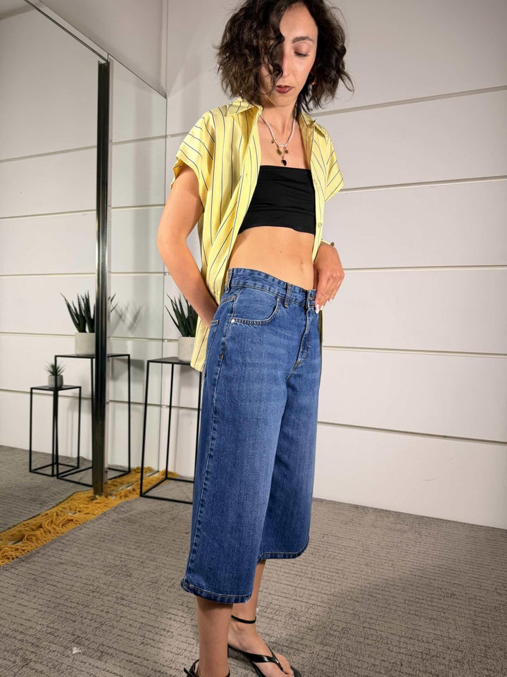 bermuda in denim 81141BKCEDENIM SUSY MIX