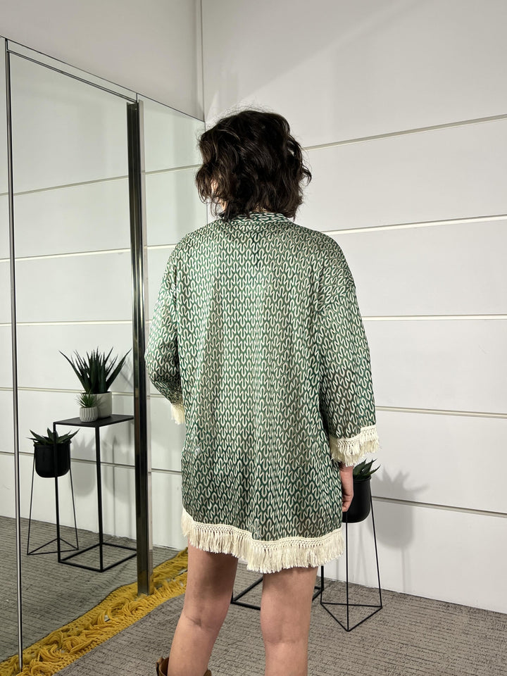 kimono fantasi verde TAB2060VERDINO VICOLO