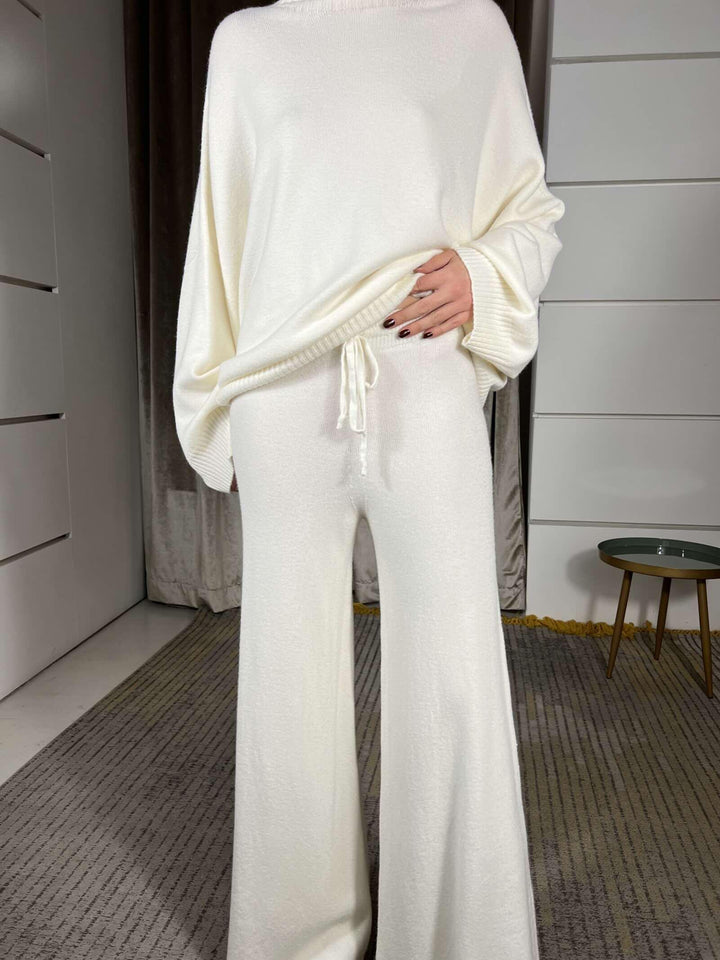 pantalone in maglia a palazzo butterfly P30258853279 IMPERIAL