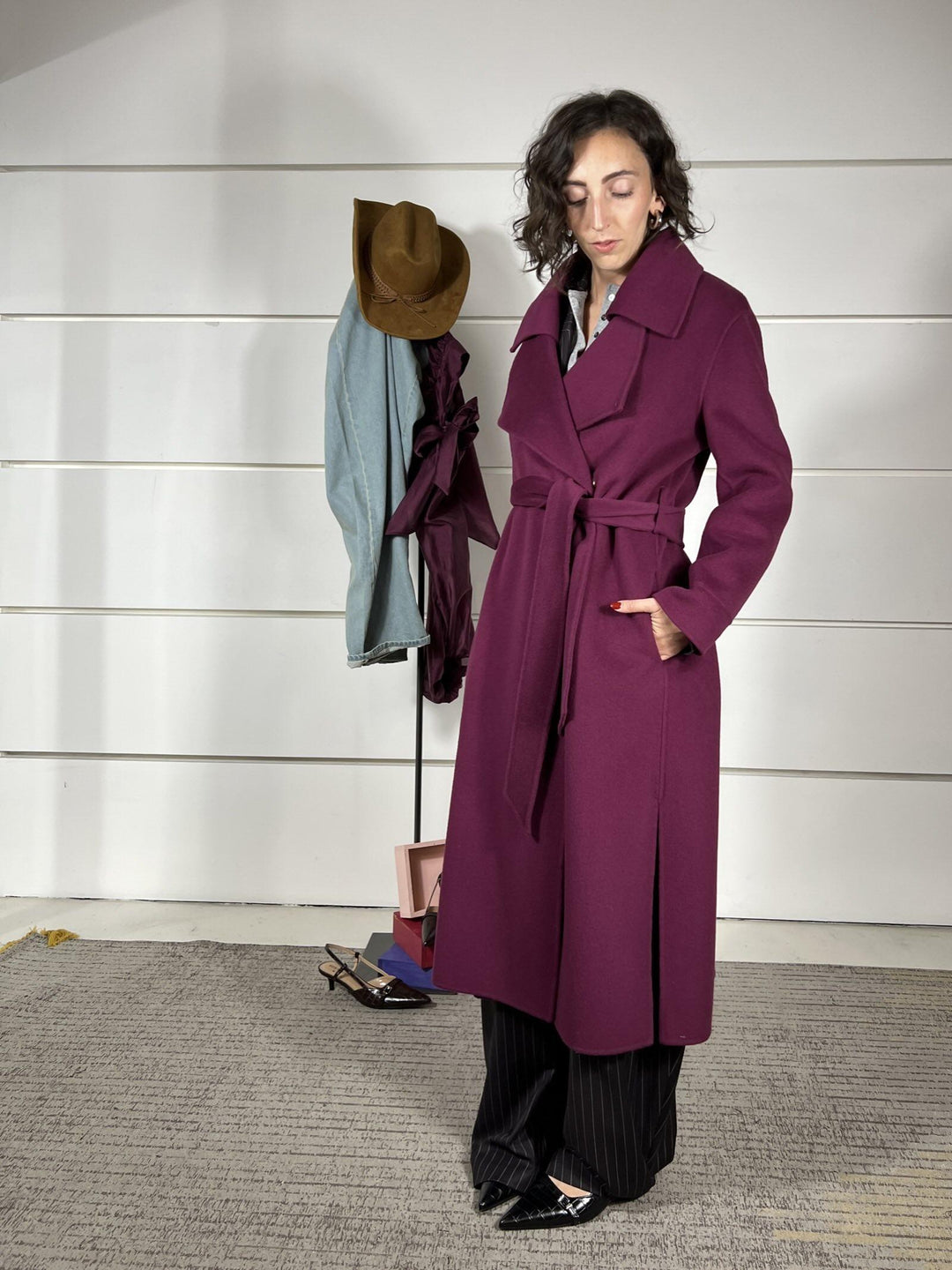 CAPPOTTO CHERRY IN PUA LANA A25CPCPV0101V0741 CORSELLINI