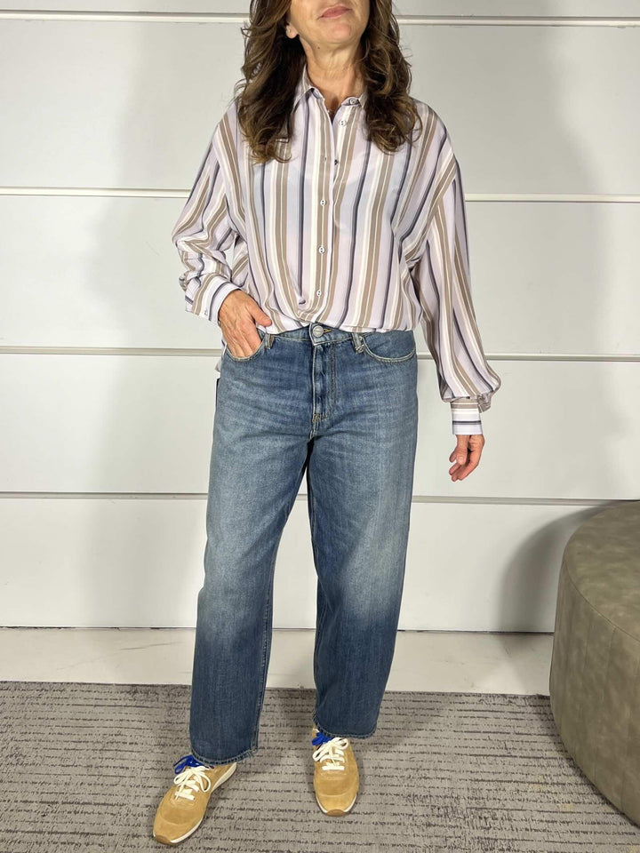 JEANS BALLOON 5 TASCHE ESTELLE EGGPJC PINKO