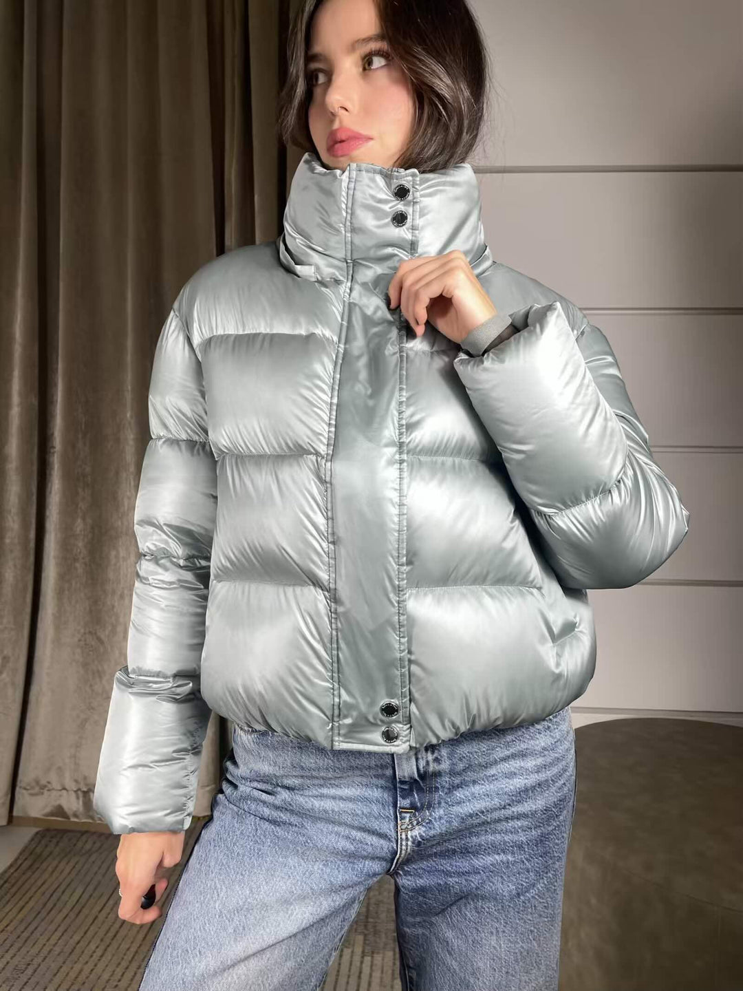 PIUMINO IMBOTTITO CORTO CON CAPPUCCIO 2O0050A9M0G618 PATRIZIA PEPE PREVIEW