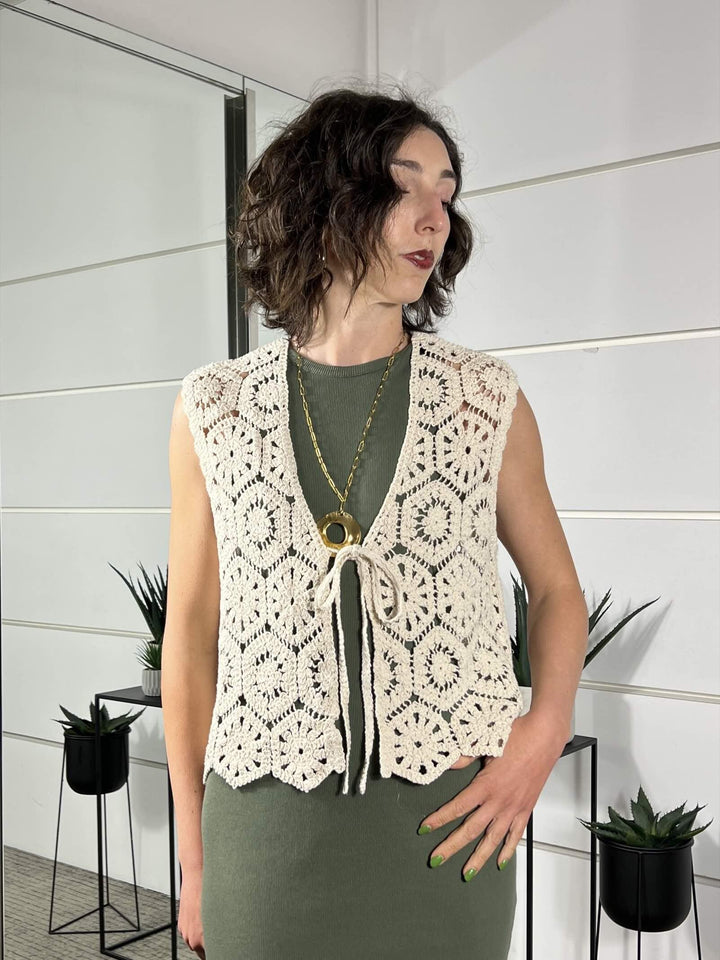 gilet crochetlatte 2638017LATTE SUSY MIX