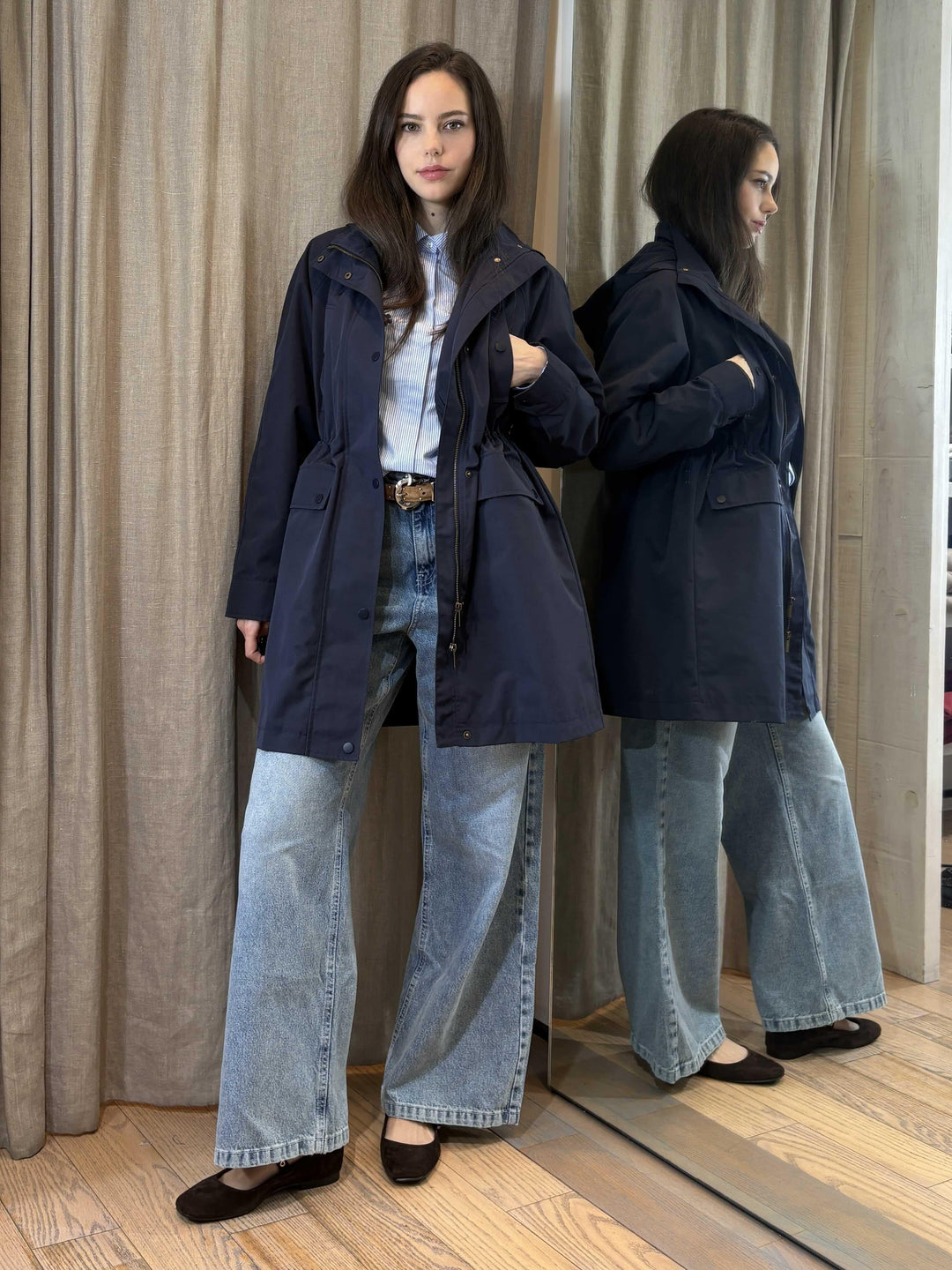 parka blu antigoccia e antivento SALMO004 PENNY BLACK