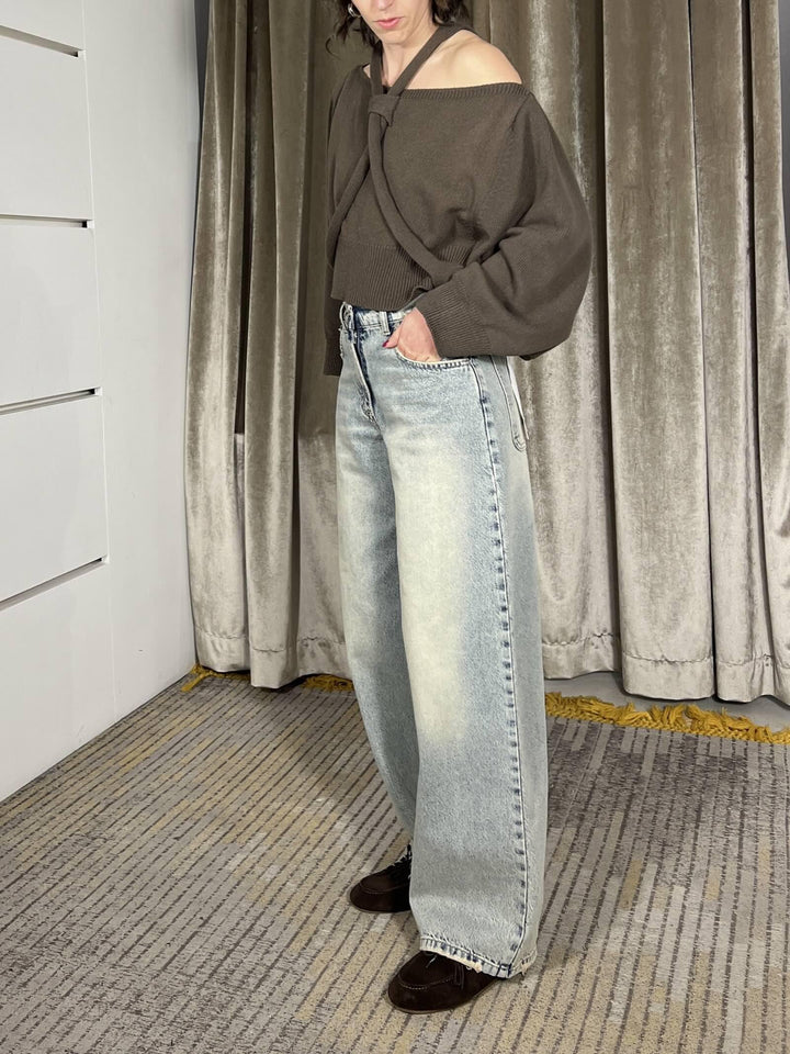 jeas modello bella  lavaggio al the PLS-Q029DENIM HAVE ONE