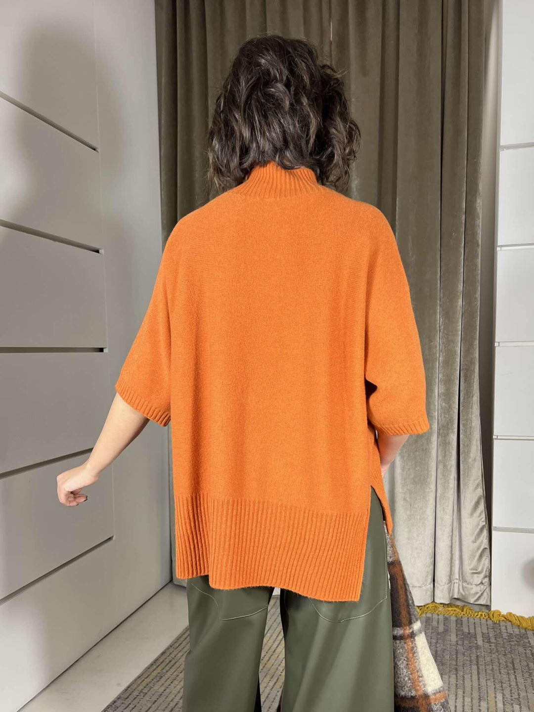 maglia over arancio manica ampia M30258671270 IMPERIAL