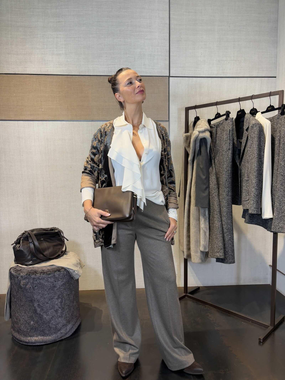 PANTALONE IN FLANELLA PT1173055 SEVENTY