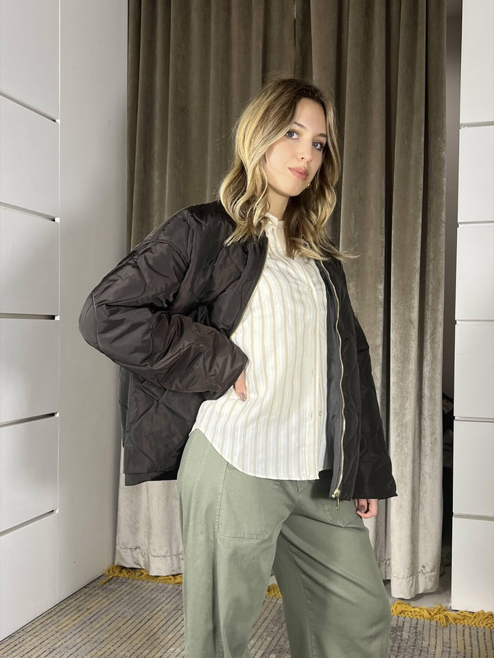 giubbotto trapuntato moro SMXGB0022MORO SUSY MIX