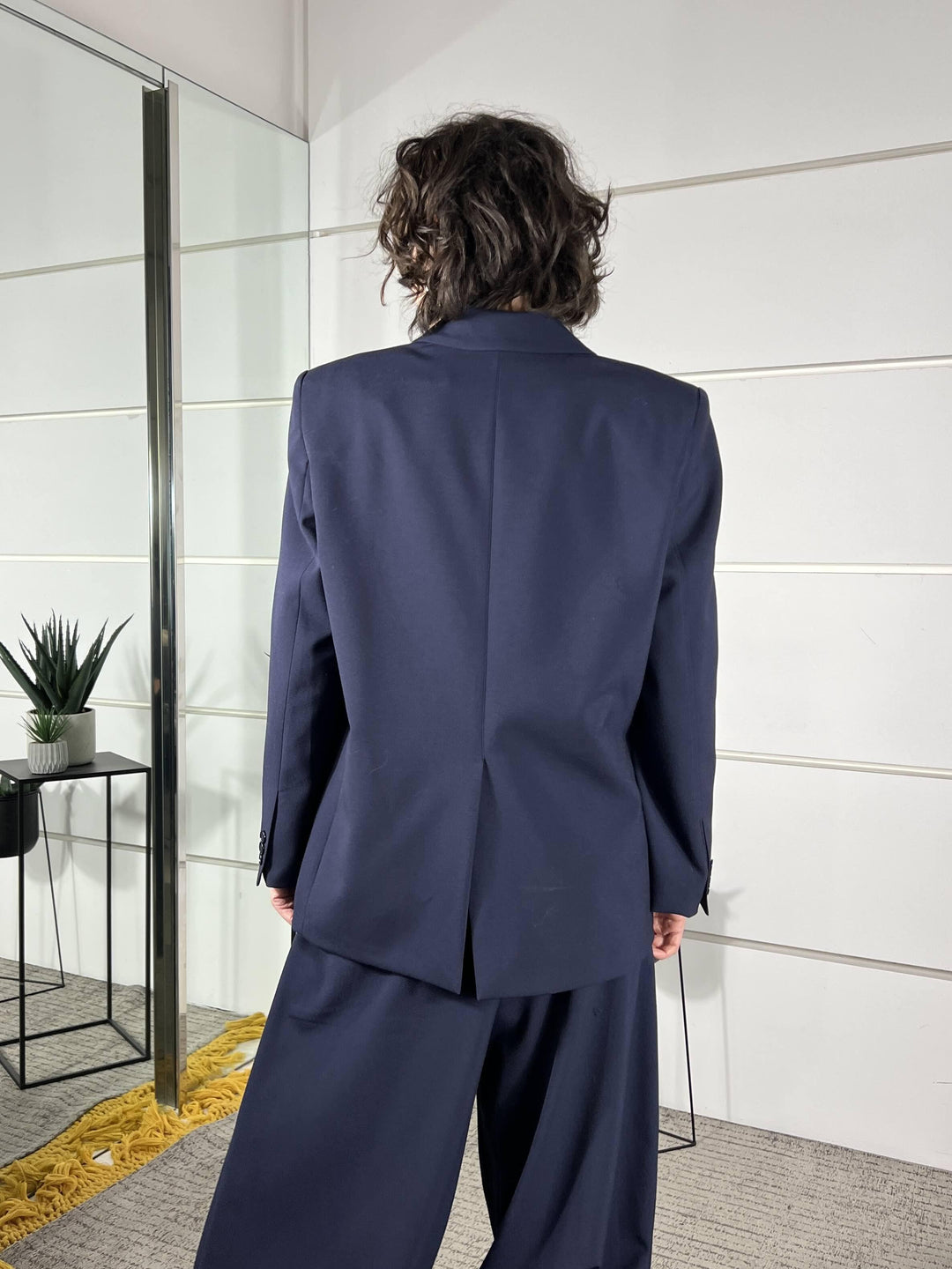 giacca over doppiopetto blu TAB1347BLU 89 VICOLO