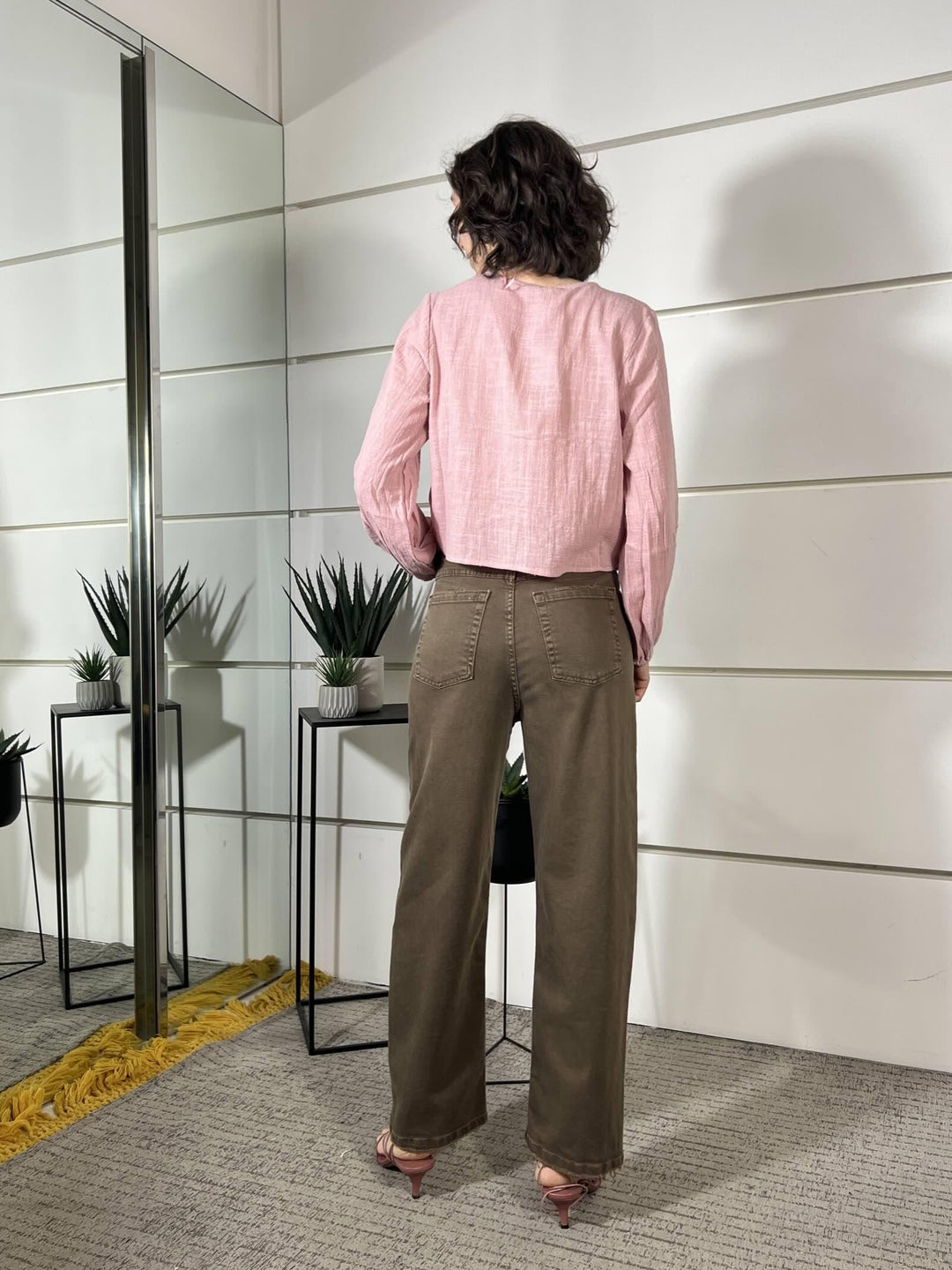 jeans relaxed brill a ovetto moro KIRA-COLORMORO TENSIONE IN